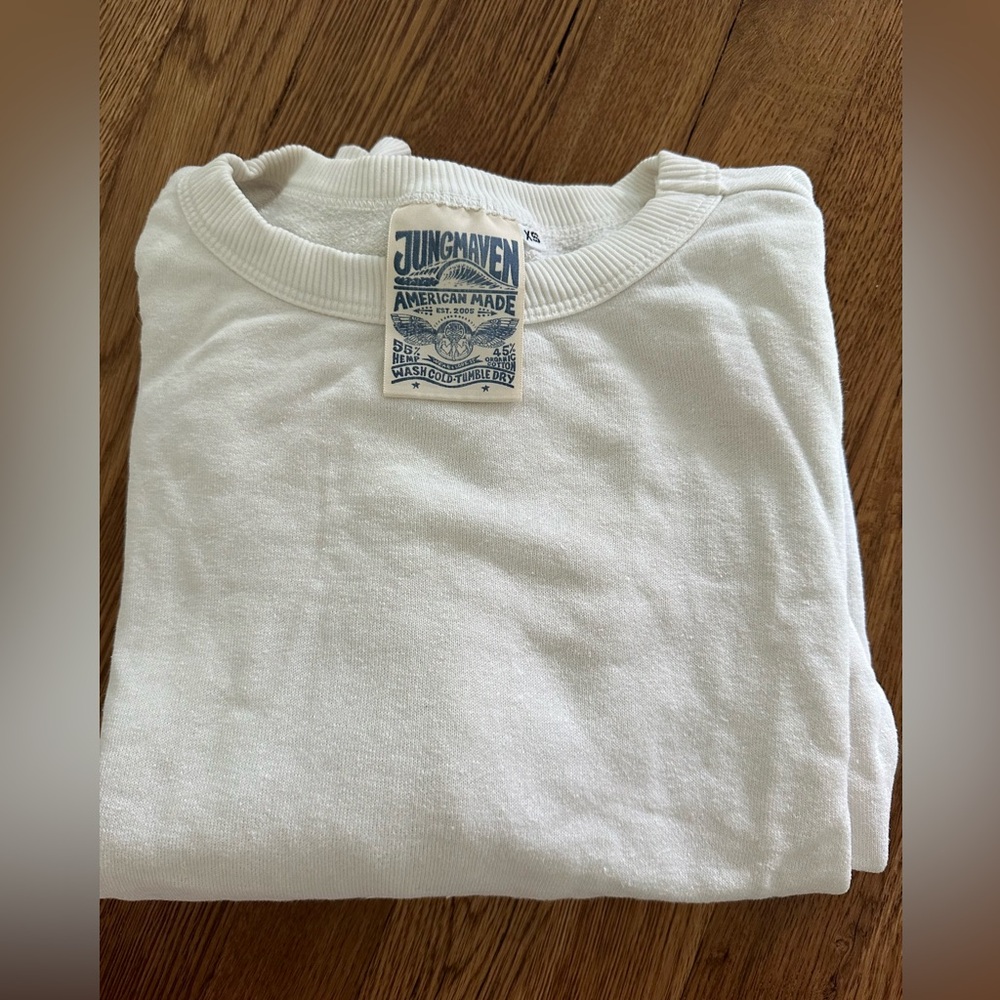 Jungmaven Crewneck Sweatshirt Women’s XS White